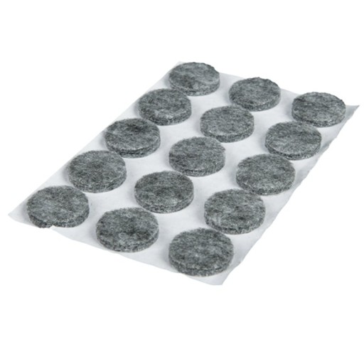 Plsťové podložky pod nábytok, plsť 25 mm
