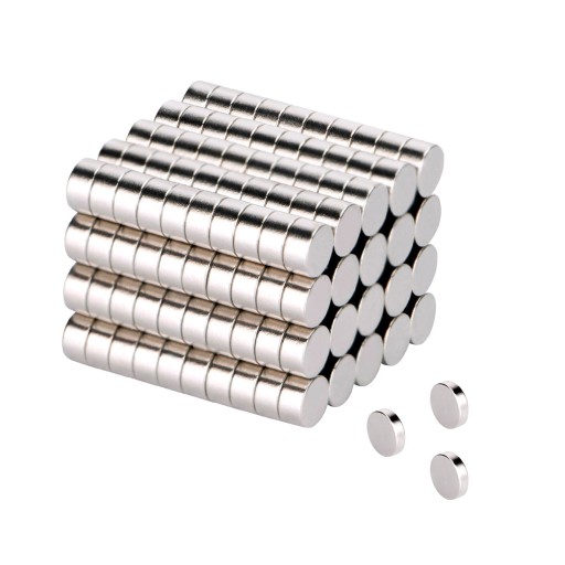 VALEC NEODYMOVÝ MAGNET 3x2 mm SILNÝ, okrúhly, kotúčový, HUNTER - 100 KS