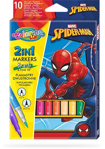 COLORINO VÝLETY, OBOJSTRANNÉ VÝLETY, 10 COL. MARVEL SPIDERMAN 91833