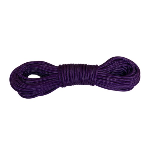 Lanová šnúra Šnúrka 6mm Purpurové polypropylénové jadro 10m