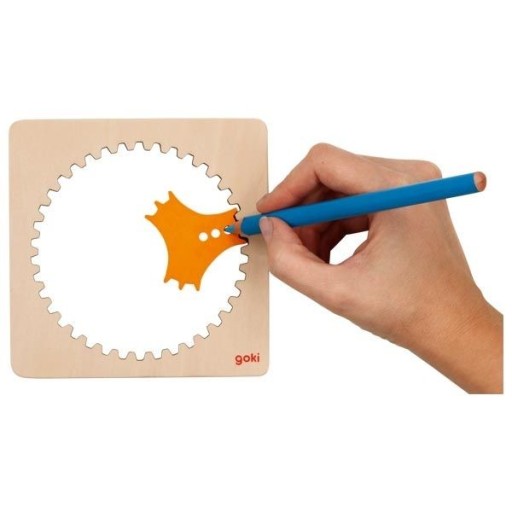 GOKI FAREBNÁ SPIROGRAF DREVOKRESBA