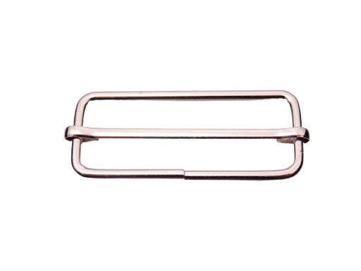 Kožený rám 50 / 18 / 3 mm 1 kus strieborný
