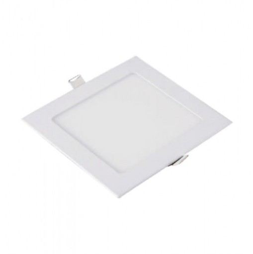 DOWNLIGHT biele 18W štvorcové stropné svietidlo, zápustné