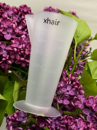 Plastová odmerka s odmerkou pre KADERNÍCTVO 150ml