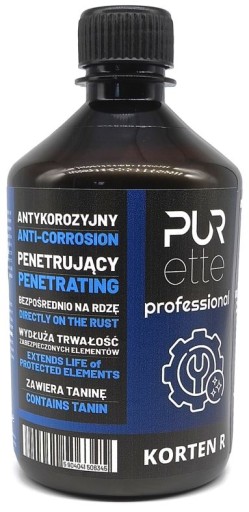 KORTEN R NEUTRALIZÁTOR HRDZE ANTIKORÓZNY ODSTRAŇOVAČ HRDZE 250ml