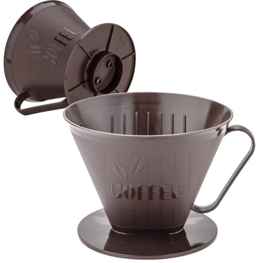 Kávový filter Dripper vel 4 pre papierové filtre alebo permanentný filter
