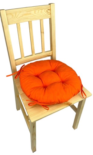 Podsedák na stoličku taburetka 35cm ORANŽOVÝ CIRCLE
