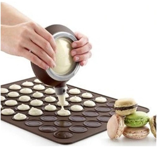 Silikónová forma na sušienky, COOKIES, makrónky, 30 ks