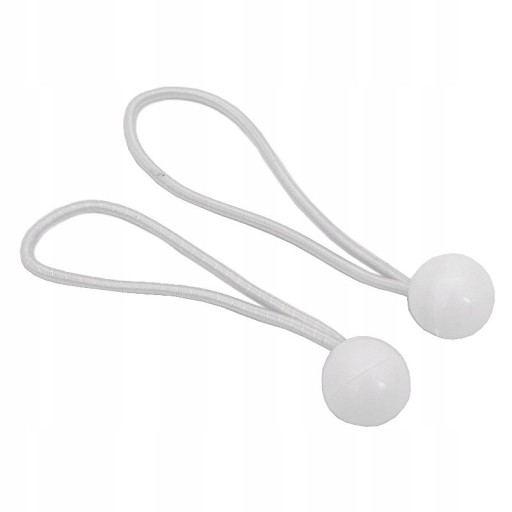 GUMOVÝ NAPÍNAK S GUĽOU BUNGESS 10KS BIELY 15CM