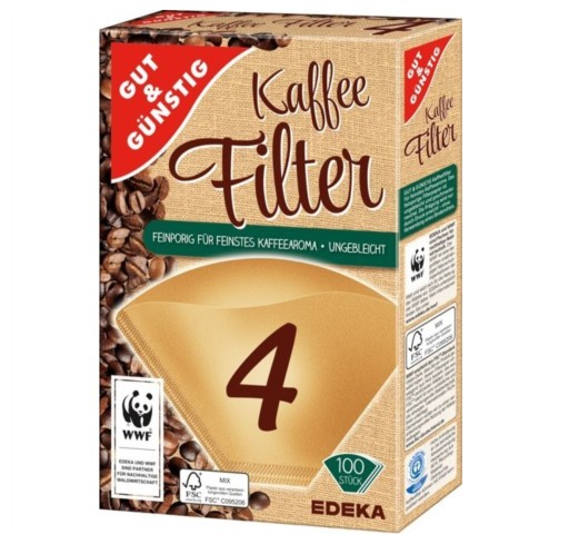Kávové filtre G&G Espresso veľkosť 4 100 ks
