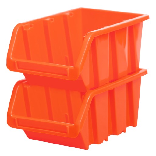 10x Debnička dielenská garáž 80x115x60mm Oranžová