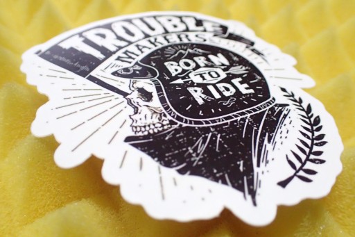 NÁLEPKA NA PORUCHY HARLEY BOBBER NÁLEPKA 8,2 x 6,6 cm