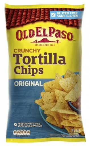 Kukuričné lupienky Tortilla Chips 185g ORIGINÁL
