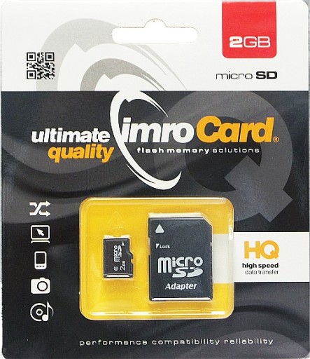 IMRO microSD 2GB pamäťová karta pre staršie zariadenia