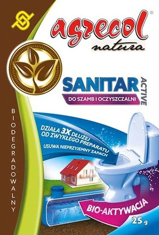 SANITÁRNY BIOPRÍPRAVOK NA septiky a čističky odpadových vôd 25g