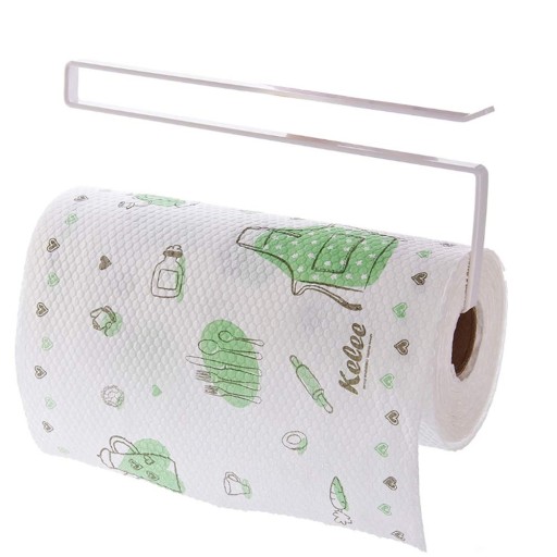 VEŠIAK NA UTERÁKY, papierové utierky, ČIERNA rukoväť