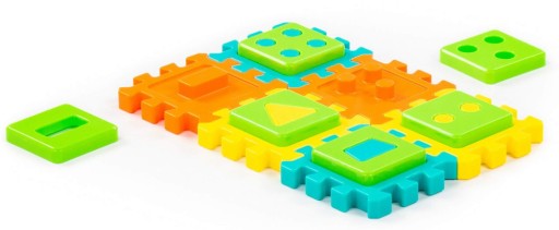 Polesie vzdelávacie PUZZLE 12 kusov triedič tvarov 1+