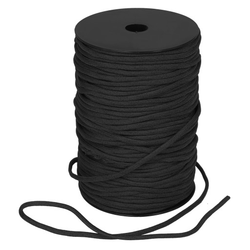 DOMINATOR ROPE PARACORD NYLON 1 meter. ČIERNA