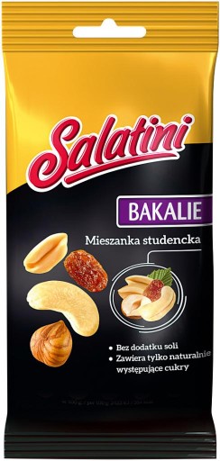 Študentská zmes Salatini sušené ovocie 40 g