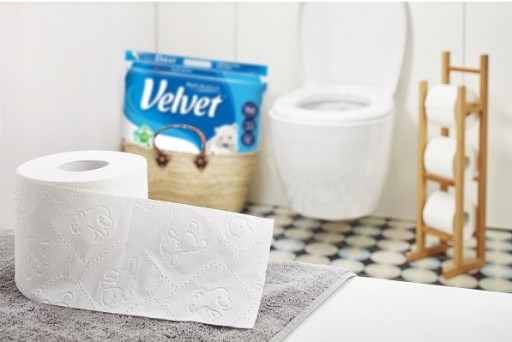 Zamatový toaletný papier GENTLE WHITE Soft White 3 vrstvy - 12 roliek