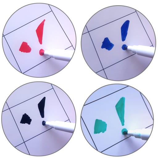 Fixky stierateľné za sucha s magnetom a špongiou