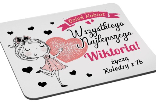 DARČEK KU DŇU ŽIEN PODLOŽKA POD MYŠ + DIEVČATSKÉ MENO