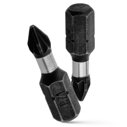 Nárazový bit PZ1 Nárazový bit 25mm | Nárazový bit pre skrutkovač 2 ks.