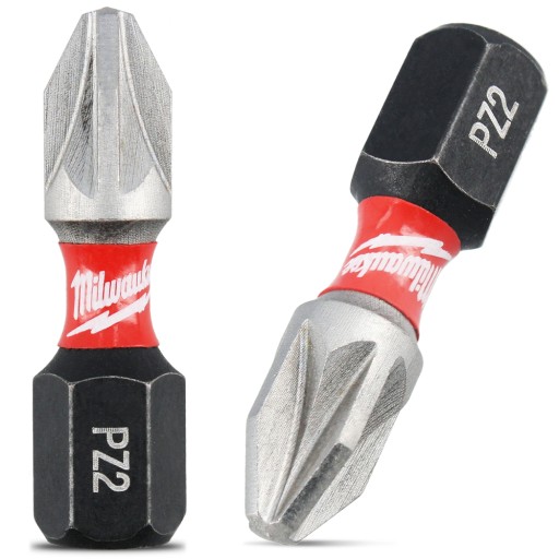 PZ2 SKRUTKOVAČ Nárazový bit 25 mm Pozidriv Magnetická špička MILWAUKEE