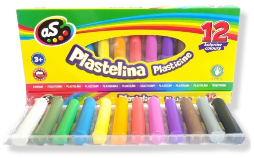 Plastelína AS 12 farieb