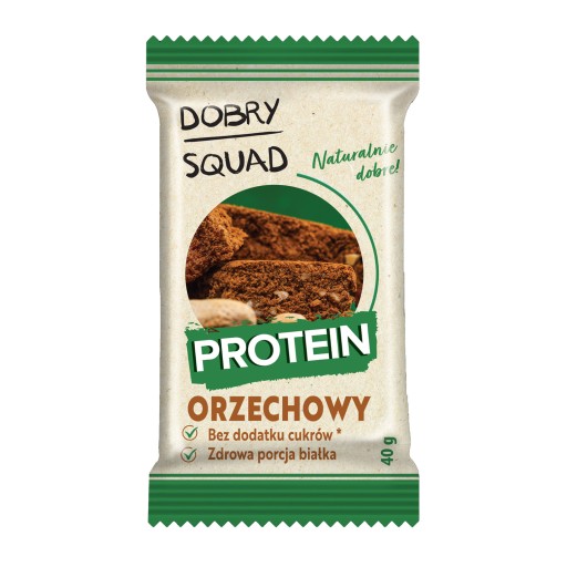 ORIEŠKOVÝ PROTEÍNOVÝ KOLÁČ BEZ PRIDANÉHO CUKRU, BEZLEPKOVÝ 40 g - DOBRÝ SQ
