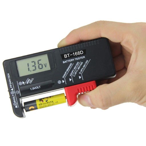 DIGITÁLNY TESTER A METER BATÉRIÍ AA