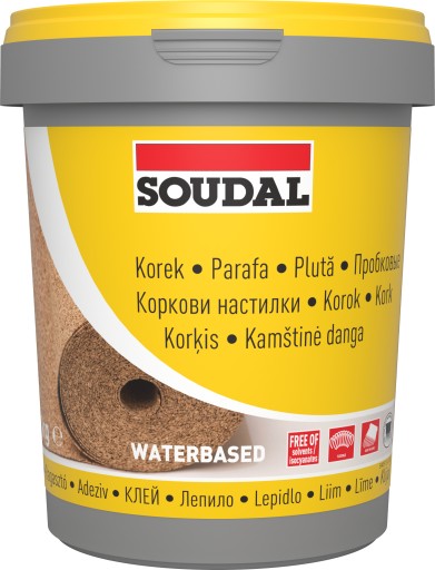 SOUDAL READY VODEODOLNÉ KORKOVÉ LEPIDLO 22A 1KG