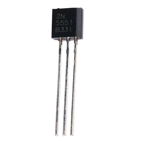 Tranzistor 2N5551 NPN 0,6A 180V 350mW TO92