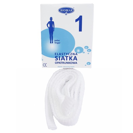 Elastická sieťka na obväz 1cmx1m Biomar