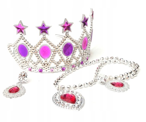 diadém hviezdy princess klipy diadém náhrdelník