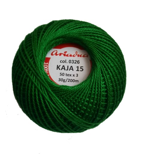 Cordonek KAJA 15, col 326 - zelená