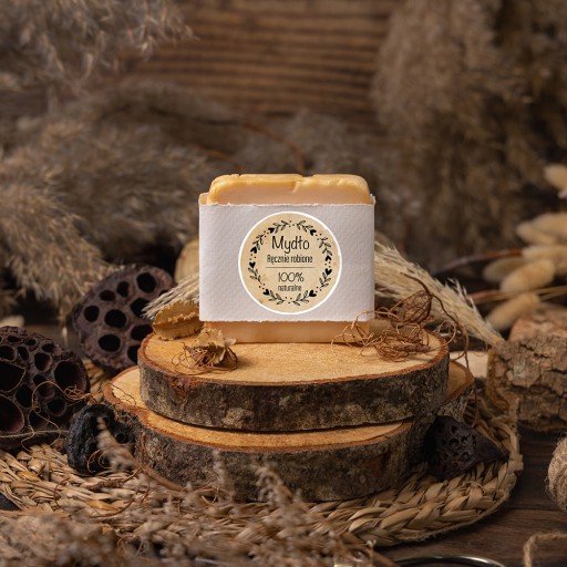 Nálepky MYDLO Handmade 100% prírodná kozmetika darček 48 kusov