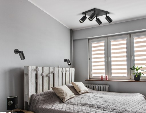 Nástenná lampa s pohyblivou trubicou kovová LED GU10