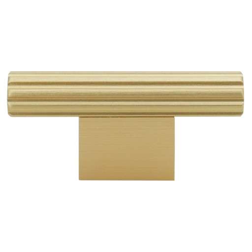 Nábytkový gombík T FIANO, brúsené zlato, 60 mm