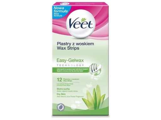 VEET pásiky VOSK depilácia SUCHÁ POKOŽKA 12 ks