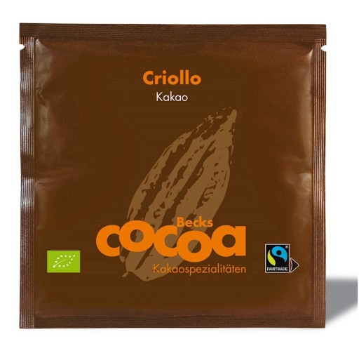 Criollo kakaový prášok sáčok FT bezlepkový BIO 20 g Becks kakao
