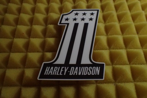 NÁLEPKA HARLEY DAVIDSON NÁLEPKA 6,9 x 9,7 cm FLUO