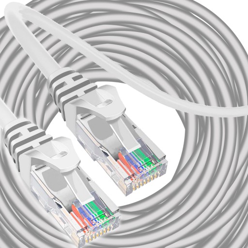 Sieťový kábel LAN RJ45 UTP Ethernet krútený pár zlatý 30m internetový kábel