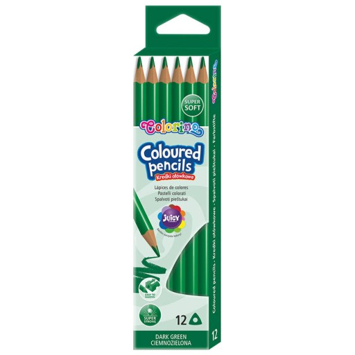 COLORINO TROJUHOLNÍKOVÉ CERÚŽKY 12 ks