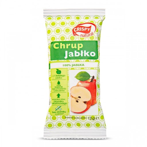 Crispy Natural Natural jablko v kockách 12 g