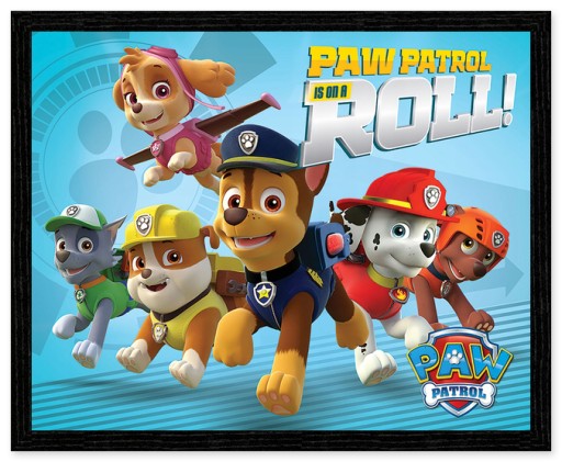 Plagát Paw Patrol Paw On a Roll 50x40 cm