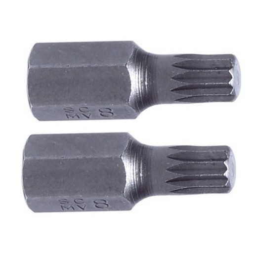 Bity, hroty 3/8 SPLINE M7, L=75mm, 2 ks