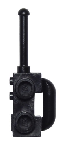 LEGO Black Walkie Talkie/Rádio (3962b/396226/OLD)
