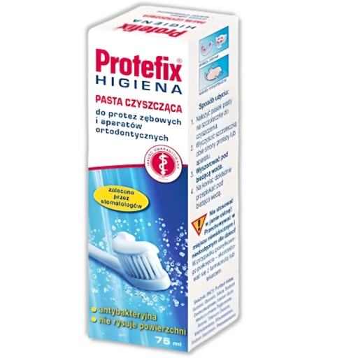 Protefix Hygiena čistiaca pasta na zubné protézy 75ml