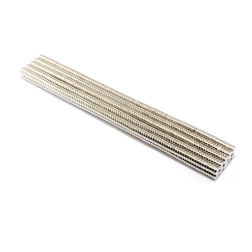 VALEC NEODYMOVÝ MAGNET 3x1 N52 STRONG - 100 ks.